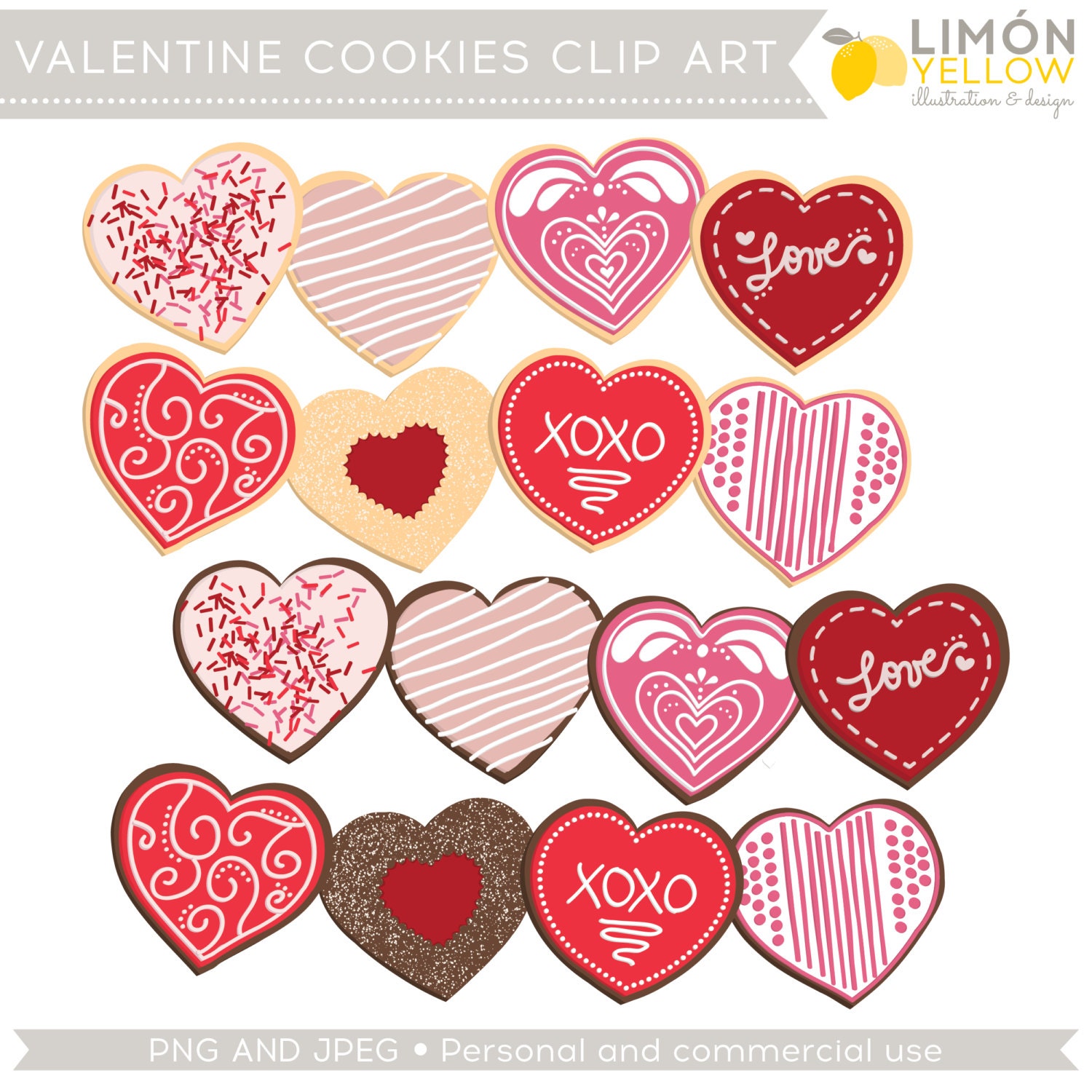 free valentine cookie clipart - photo #8