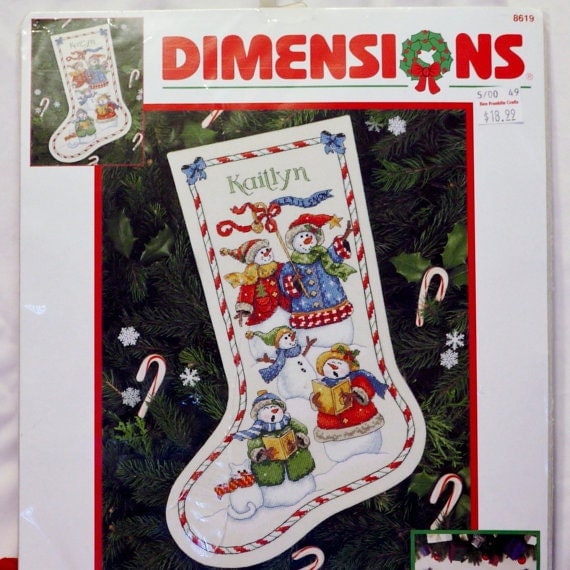 Christmas Stocking, Counted Cross Stitch Kit, Dimensions ...