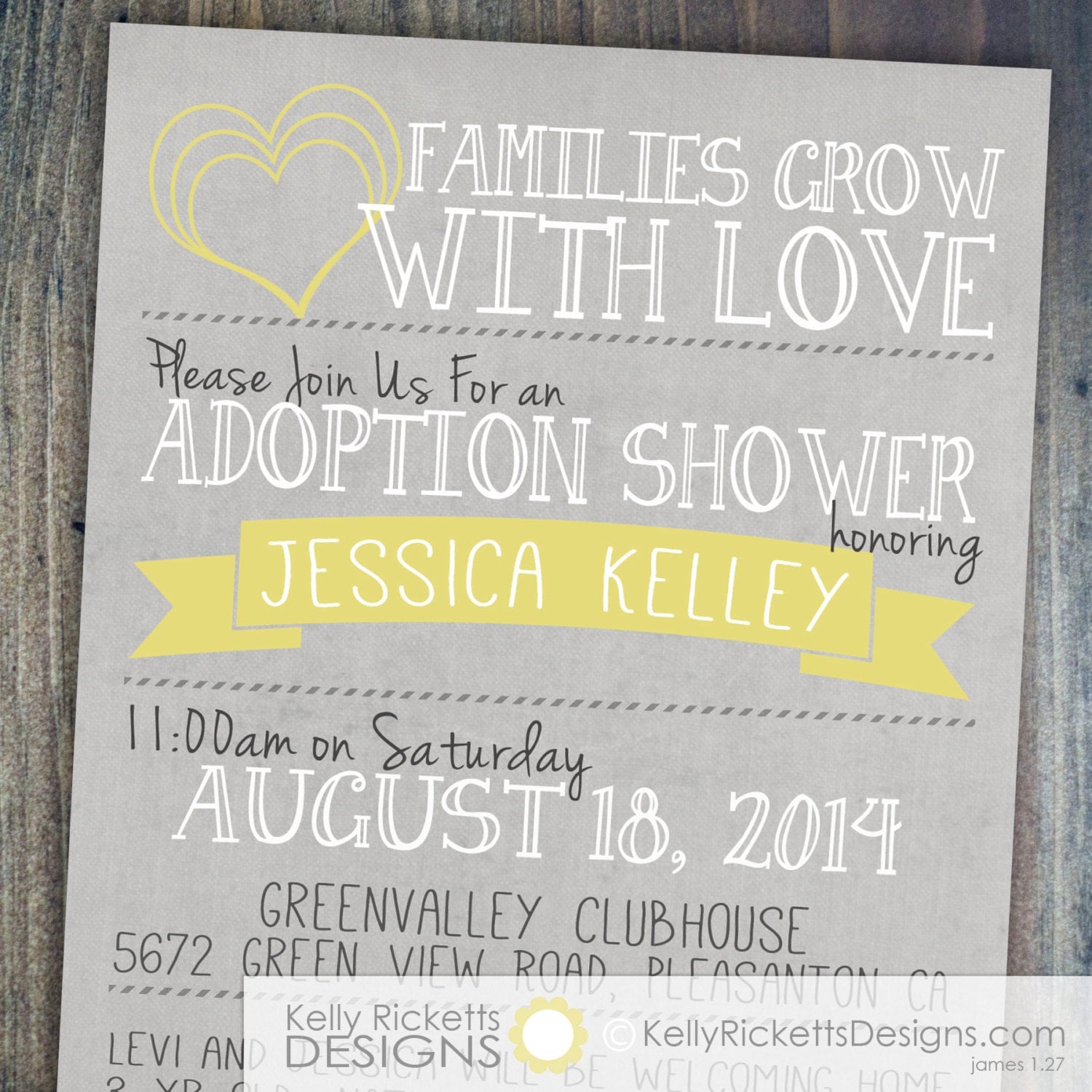 Adoption Party Invitations 1