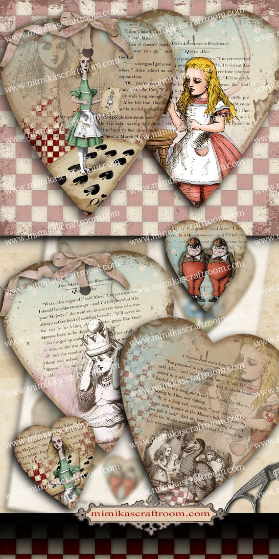 Vintage Heart Gift Tags