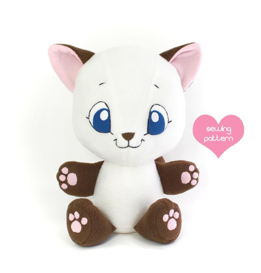 plush craft kitten