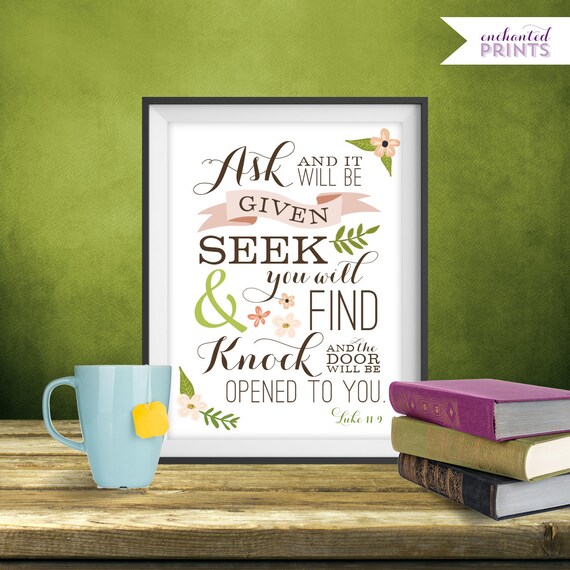 luke 119 printable bible verse christian scripture print