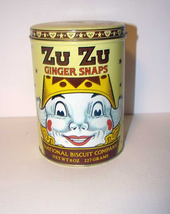 Vintage cookie tinevintage tim can ZU Zu Ginger Snaps