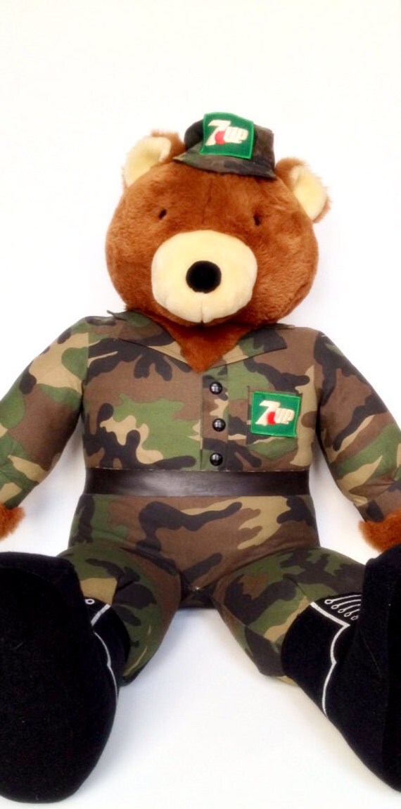 military plush doll