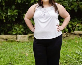 The 4th of July Sale Inspired by Matilda Jane Plus size cropped ruffle capris
