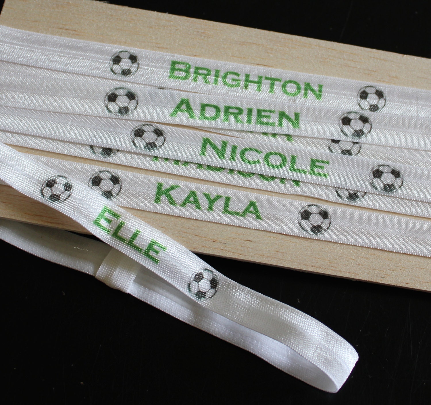 Custom Printed SOCCER Team and Headband by GoodSportCustomBands