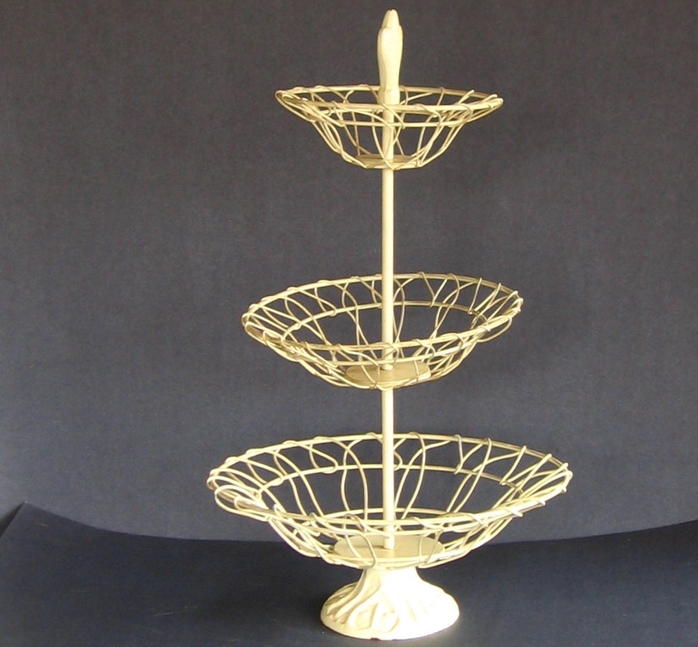 vintage 3 tier fruit basket christmas ornament stand vintage 3 tier fruit basket christmas ornament stand