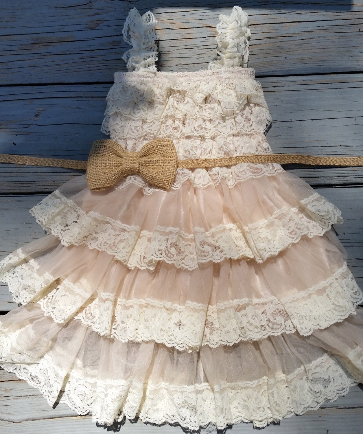 Girls Rustic Dress 8