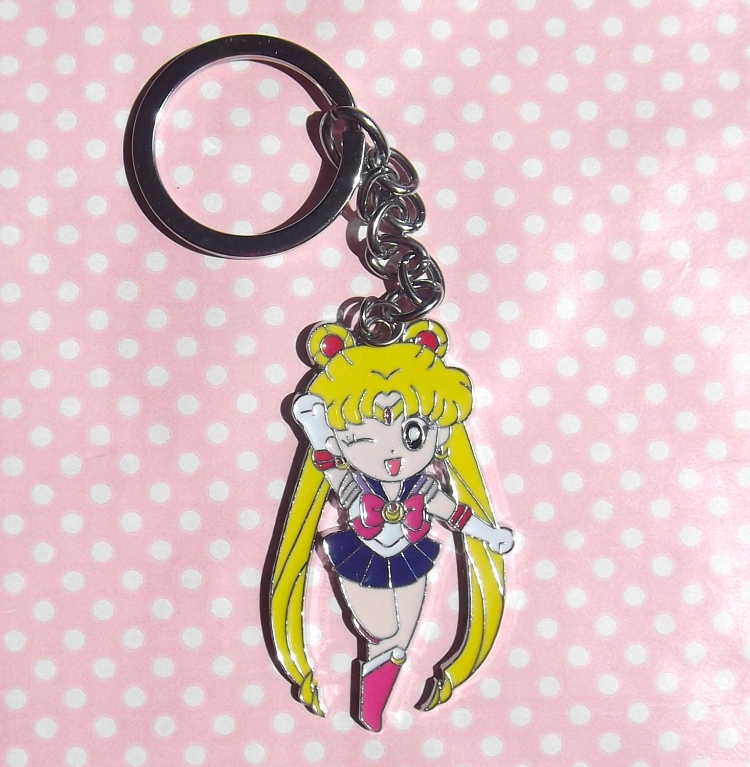 sailor moon plush keychain