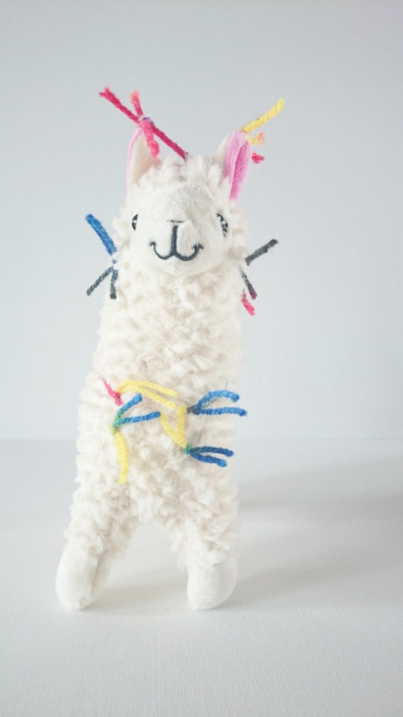 Plush llama. Little Llama Decorated with Tassles ...Just like the Llamas of Fox Hill!