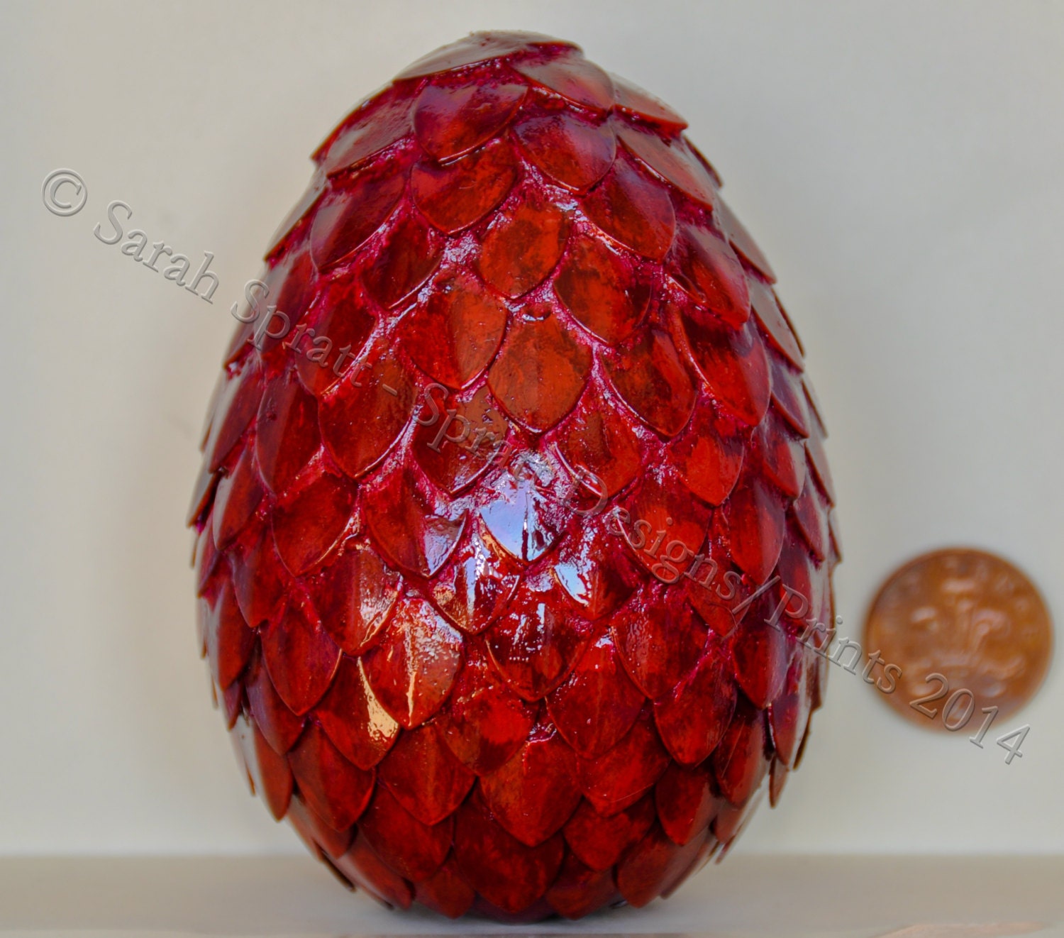 Dragon Egg Metal Scales by SprattsDesigns on Etsy