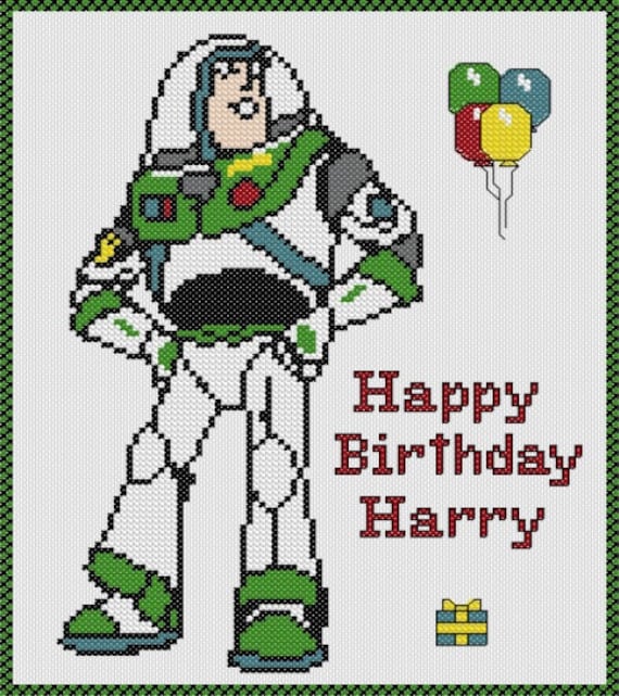 buzz lightyear cross stitch