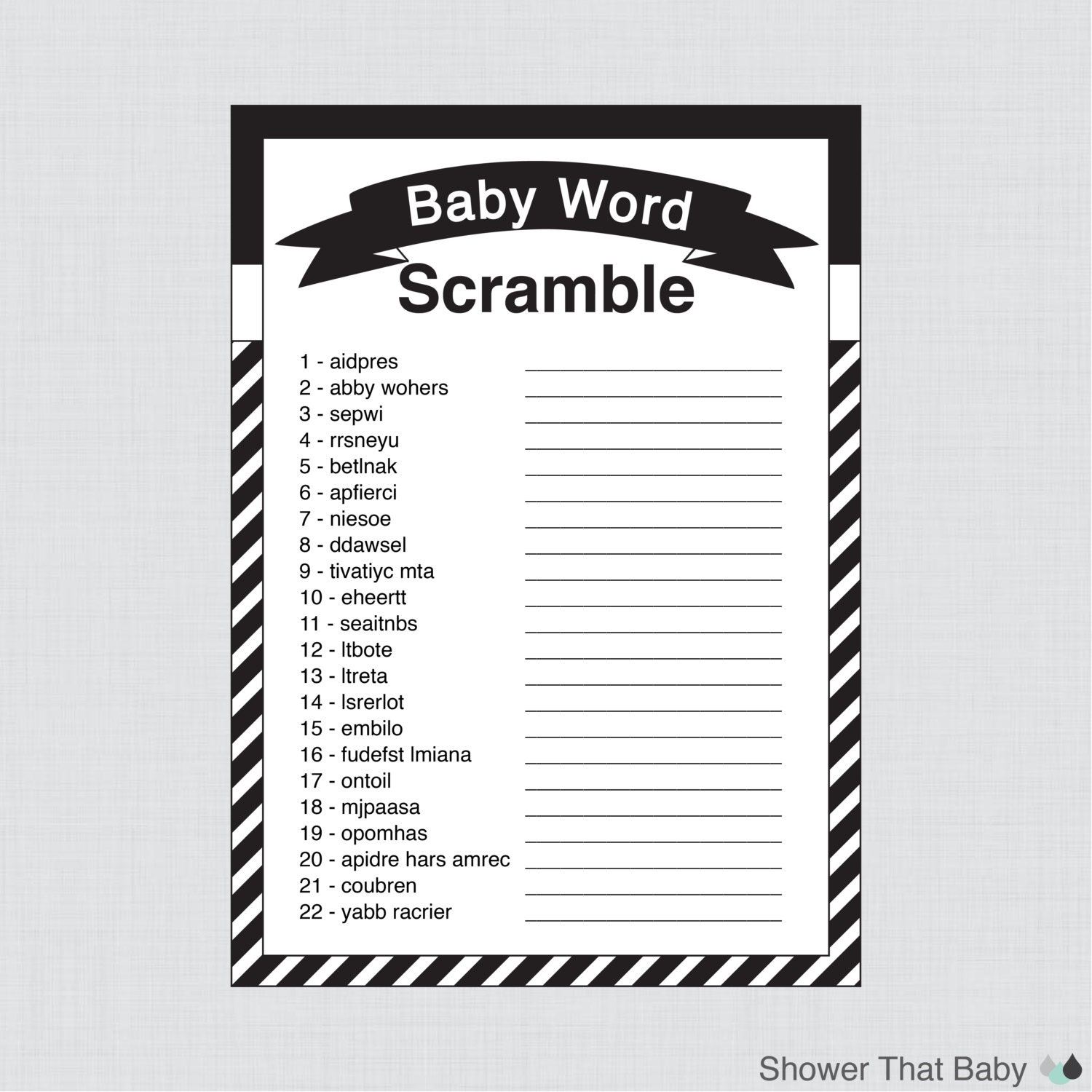 black-and-white-word-scramble-baby-shower-game-printable