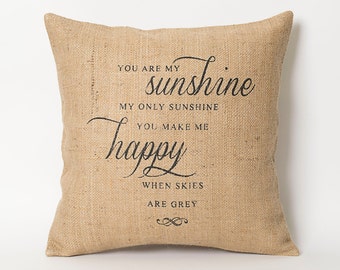 Popular items for you are my sunshine pillow on Etsy