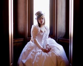 Steampunk Wedding Dress - Victorian Corset Alternative Bridal Gown Cinderella Fairytale- Handmade Ethical - Custom to Order Petite to Plus