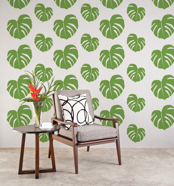 Hawaiian Wall Decals Elitflat Tropical Wall Decal Beach Decor Leaf Hawaiian