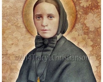 St. Frances Xavier Cabrini, Mother Cabrini Art Print, Catholic Patron Saint #4083 - il_214x170.621695584_apqr