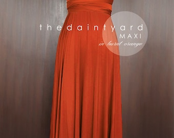 Burnt Orange Bridesmaid Dresses