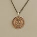 Angola Coin Necklace 1948 Commemorative