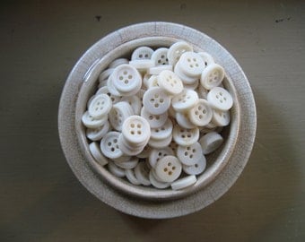 white shirt buttons set of 100