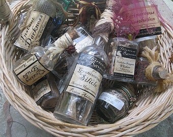 HALLOWEEN POTION bottles for display & decoration