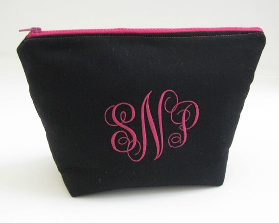 items similar to monogrammed cosmetic bag makeup items similar to monogrammed cosmetic bag makeup