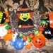 Halloween Bracelet Halloween Jewelry Halloween Charm Bracelet Witch Black Cat JOL Pumpkin Bat Ghost Frankenstein Chunky Fun Adult Teen Tween