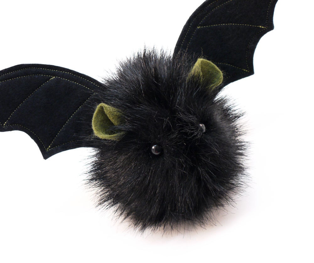 realistic plush bat