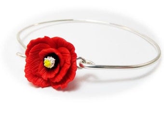 Poppy Sterling Silver Bracelet - Poppy Jewelry Collection