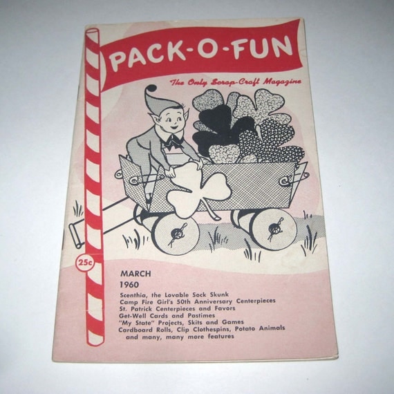 Vintage Pack O Fun Magazines 1976 1977 Lot Of 10 Scrap - Craft Vintage Pack O Fun Magazines 1976 1977 Lot Of 10 Scrap - Craft