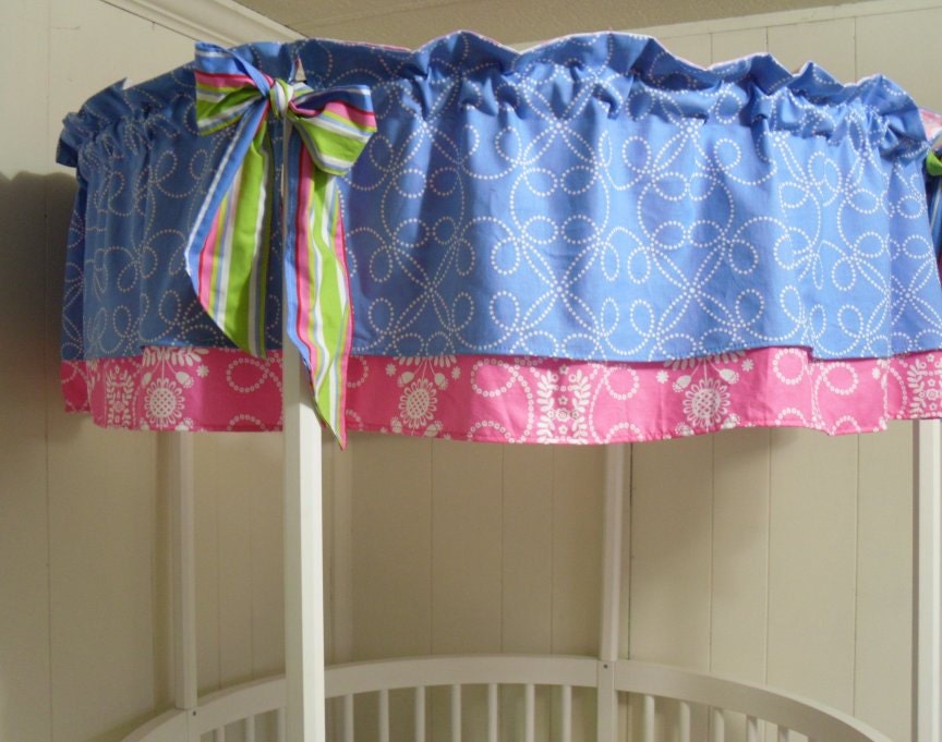 Custom Round Crib ValancesMade with Client's by AngelsWings