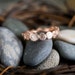 Single Rose Gold Vermeil Pebble ring | Stacking Ring | Rose GoldVermeil Ring