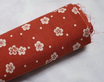 3831 - Japanese Cherry Blossom Floral Cotton Fabric - 43 Inch (Width) x 1/2 Yard (Length)