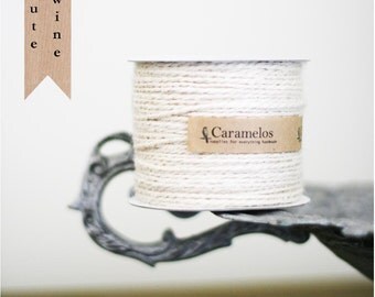 100 yds of Cream Jute Twine