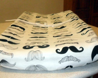 Where's My Stache? Mustache Changing Pad Cover