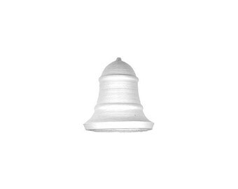 Spun Cotton Large Bell Czech Republic 1 Traditional Christmas Bell SC 004