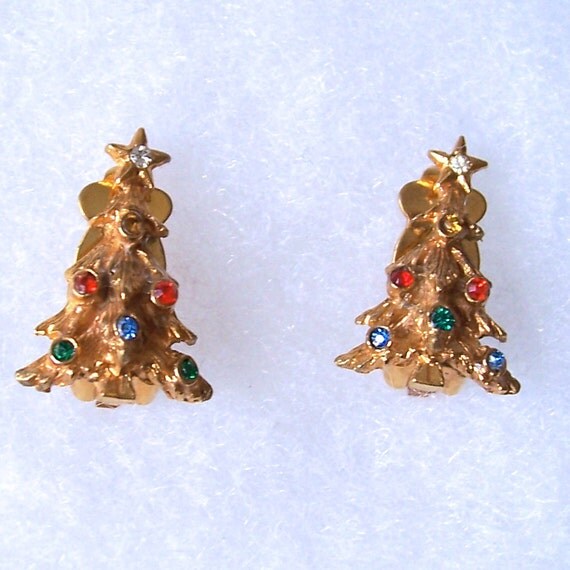 items similar to vintage christmas tree with rhinestones items similar to vintage christmas tree with rhinestones