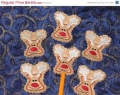 Christmas in July Sale Christmas Reindeer pencil toppers set of 6 Quantity discount Perfect school party treat or stocking stuffer Il_170x135