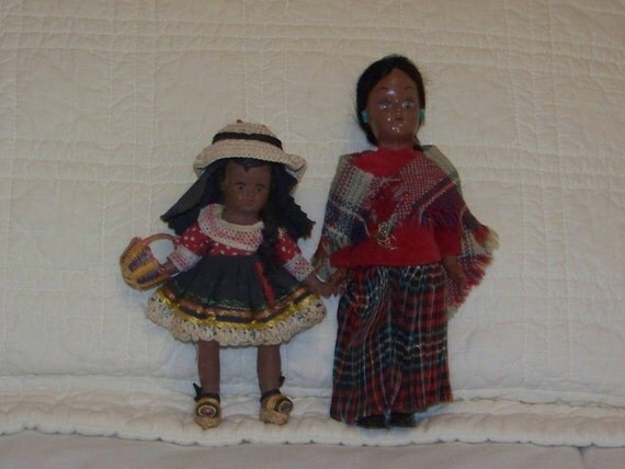 antique peruvian dolls