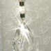 BLACK And WHITE Vintage Crystal Ornament, Suncatcher, Sun Catcher, Feng Shui home decor