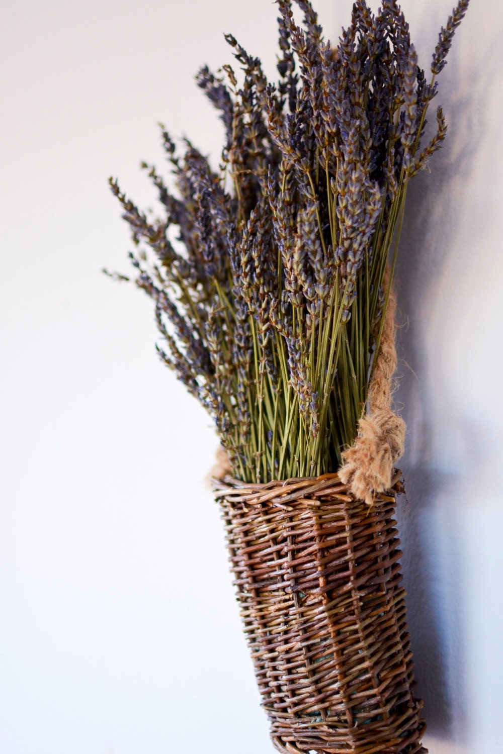 Hanging Dried Lavender Basket Mother's Day gift dried