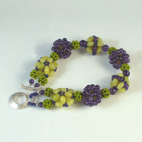 Tutorial Bead Jewelry PDF Pattern Beaded Bead Bracelet