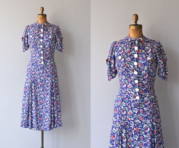 Eisenberg & Sons dress 1930s feedsack dress vintage 30s