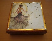 Dancer in Costume Deco Cigar Box-SALE
