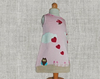Toddler Summer Dress in cranberry red and by Renattoni on Etsy