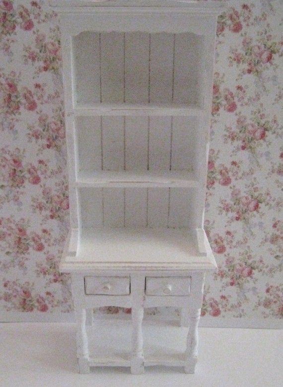 Narrow Kitchen Hutch Or Dresser Shabby Chic White Twelfth   Il 570xN.512771210 Dzei 