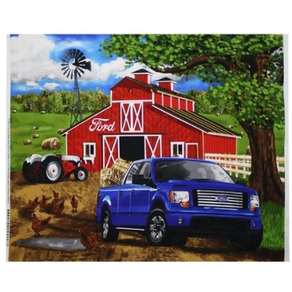 Ford F150 Truck Quilt Panel