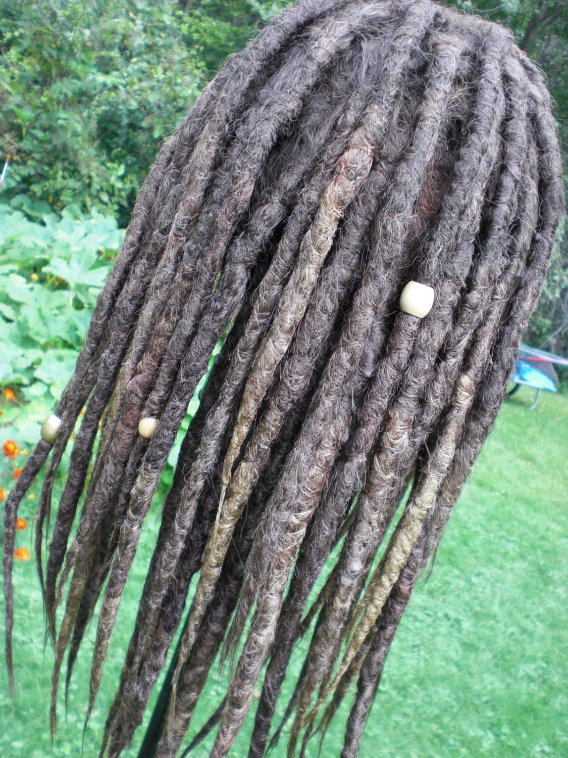 Custom Full Dread Wig Realistic Hand Crocheted Synthetic