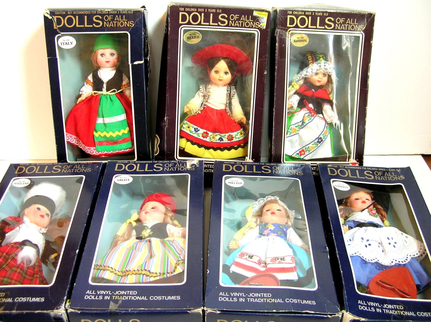 Vintage Dolls Of All Nations Collection