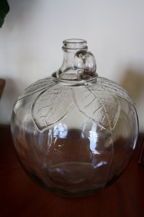 glass apple jugapple jack jugapple cider jugvintage glass